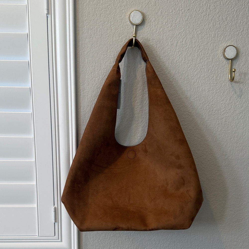 Abercrombie & Fitch Brown Suede Bag